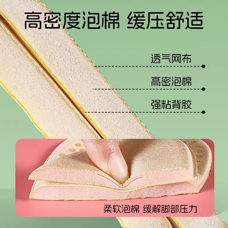 Tacones altos no se cansan delante del pie almohadilla de mitad de tamaño anti-deslizante anti-dolor contracción zapatos de cuero ultra suaves image 3