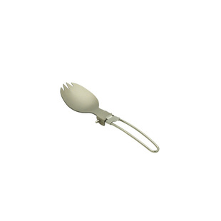 Titanium Folding Rice Spoon Outdoor Portable Split Salad Spoon Household Fork Spoon Lightweight Spoon Picnic Camping Supplies