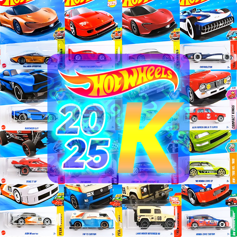 Hot Wheels C4982 Puka 2025K Ferrari F40 Audi Mclaren Land Rover Alloy Car Toy Hot Wheels C4982 Puka 2025K Ferrari F40 Audi Mclaren Land Rover Alloy Car Toy