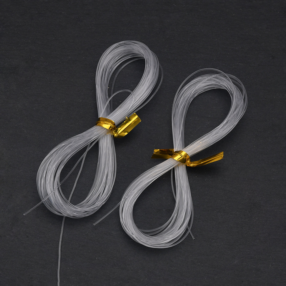 4 m 0,5mm blanco línea de pesca DIY transparente inelástica accesorios de la joyería material ventas directas de la fábrica