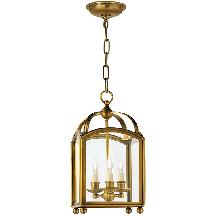 American-Style Glass All-Copper Chandelier Modern Minimalist Lighting Home Decor Bar Table Dining Room Lighting Lighting Factory