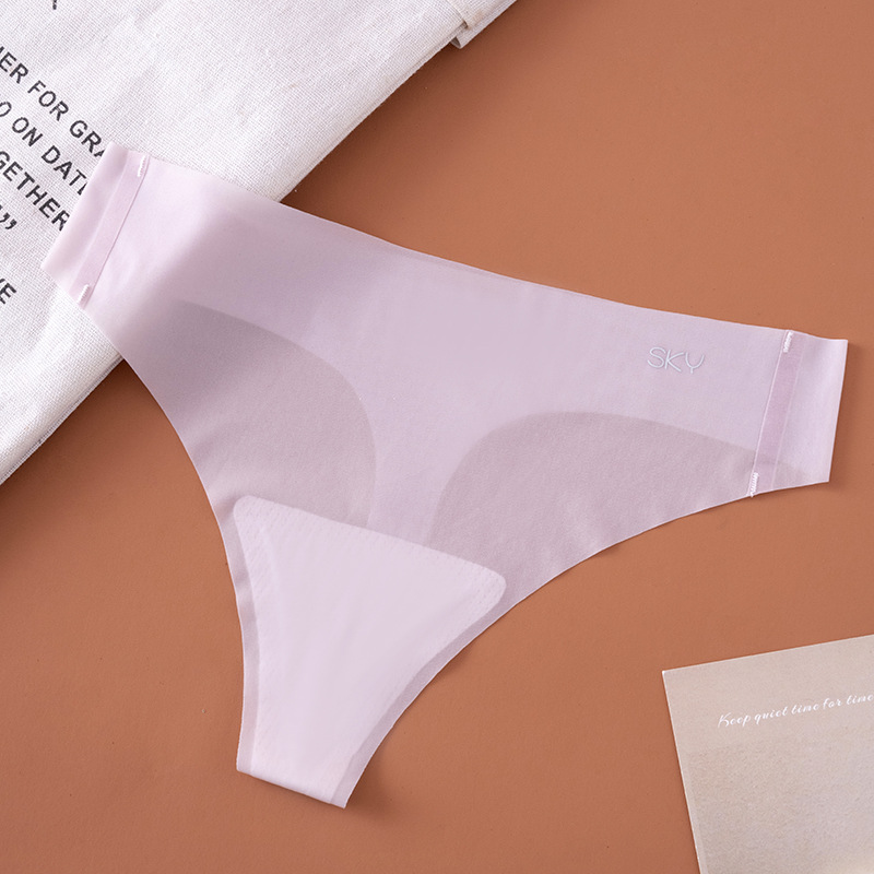 10D alta elástico ultra-Delgado dispensación sin costuras transpirable ropa interior yoga fitness puro sexy Algodón puro entrepierna Tanga de las mujeres