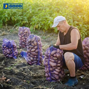 �����m���m�׶��_˹PE���᠖�����W��Raschel Potato NetBag Sack