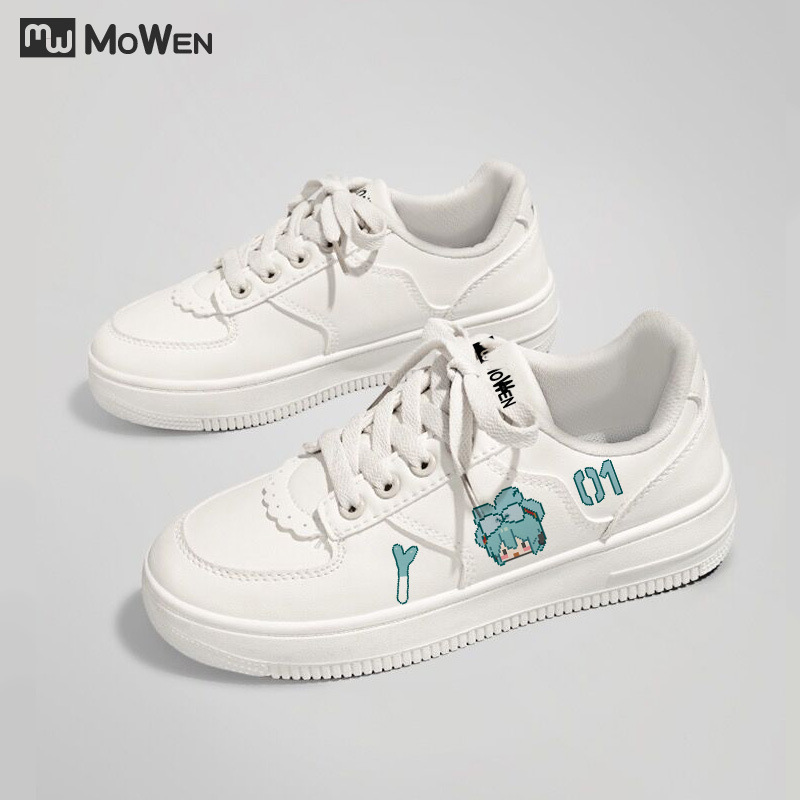 Mo Wen Chuyin Peripheral Board Shoes Cute Casual Board Shoes Low Top Shoes Spring and Summer New 2023 Women's Shoes White Shoes Breathable Mo Wen Chuyin Peripheral Board Shoes Cute Casual Board Shoes Low Top Shoes Spring and Summer New 2023 Women's Shoes White Shoes Breathable