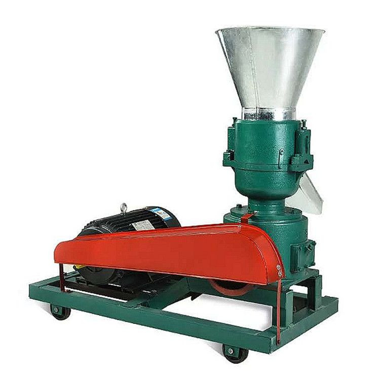 环模全自动饲料颗粒机挤压成型出料顺畅饲料机玉米草粉挤压制粒机