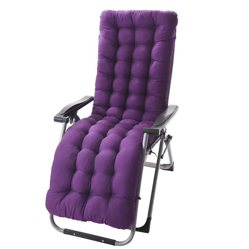 Cojín de sillón reclinable cepillado de otoño e invierno al por mayor de fábrica, cojín de silla de doble cara engrosado, cojín de silla oscilante disponible para el almuerzo
