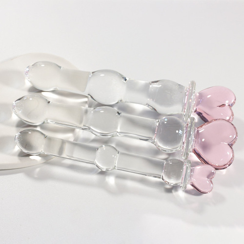 Love Key Love Wand Crystal Phallus Anal Plug Rear Pearl Self Pleasing Devices Adult Toys Erotic Accessories