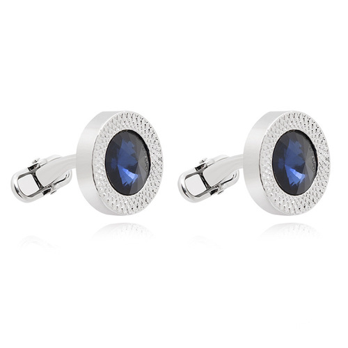 Amazon AliExpress new Austrian crystal cufflinks diamond cufflinks French twist cufflinks