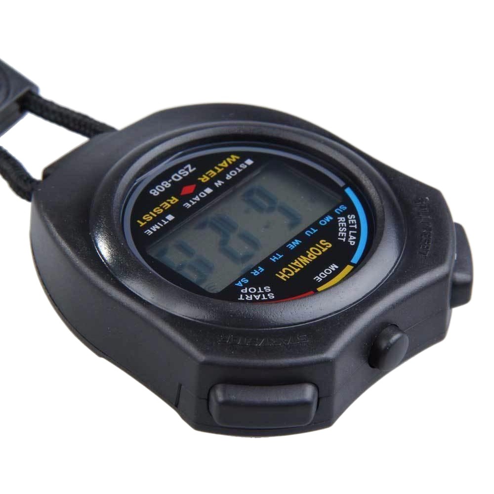 zsd-808 Stopwatch Timer Dual Channel Electronic Stopwatch Multifunctional Sports Stopwatch Fitness Training Competition