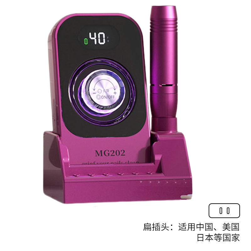 Disposición de almacenamiento eléctrico de 35000rpm ajustable velocidad de rotación de la máquina de molienda eléctrica especial para la tienda de uñas