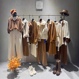 大牌尾单专柜撤柜品牌折扣女装货源精品名牌高品质服装杂款货源