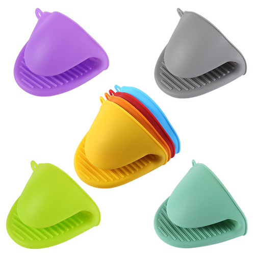 Silicone anti-scalding hand clips kitchen insulation gloves microwave oven baking anti-scalding clips