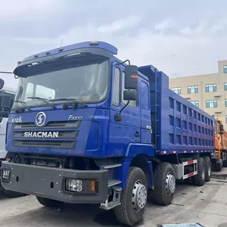 厂家出口陕汽德龙F3000自卸车8*4渣土运输车371马力砂石料工程车