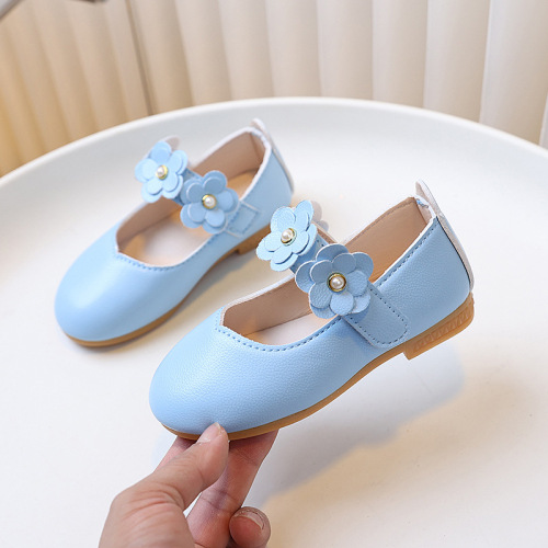 Children's leather shoes, princess shoes, single shoes, white shoes, performance shoes, children's shoes, middle and large children's baby shoes