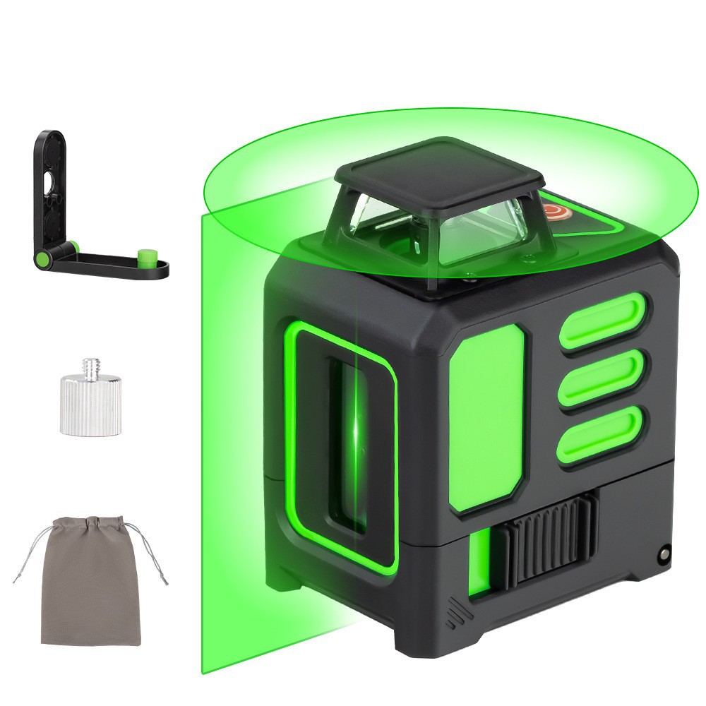 Medidor de línea de 2 hilos, nivel láser, nivel de luz fuerte, nivel láser de nivelación automático especial para exteriores