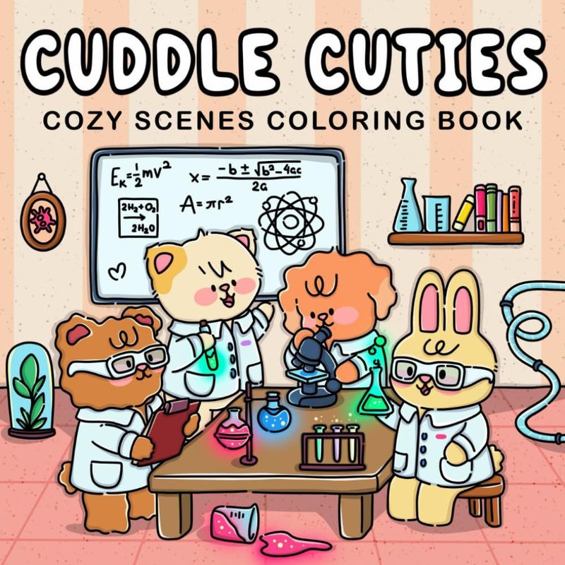亚马逊热销Coloring Book涂色本填色本小角落怪兽系列儿童绘画本|undefined