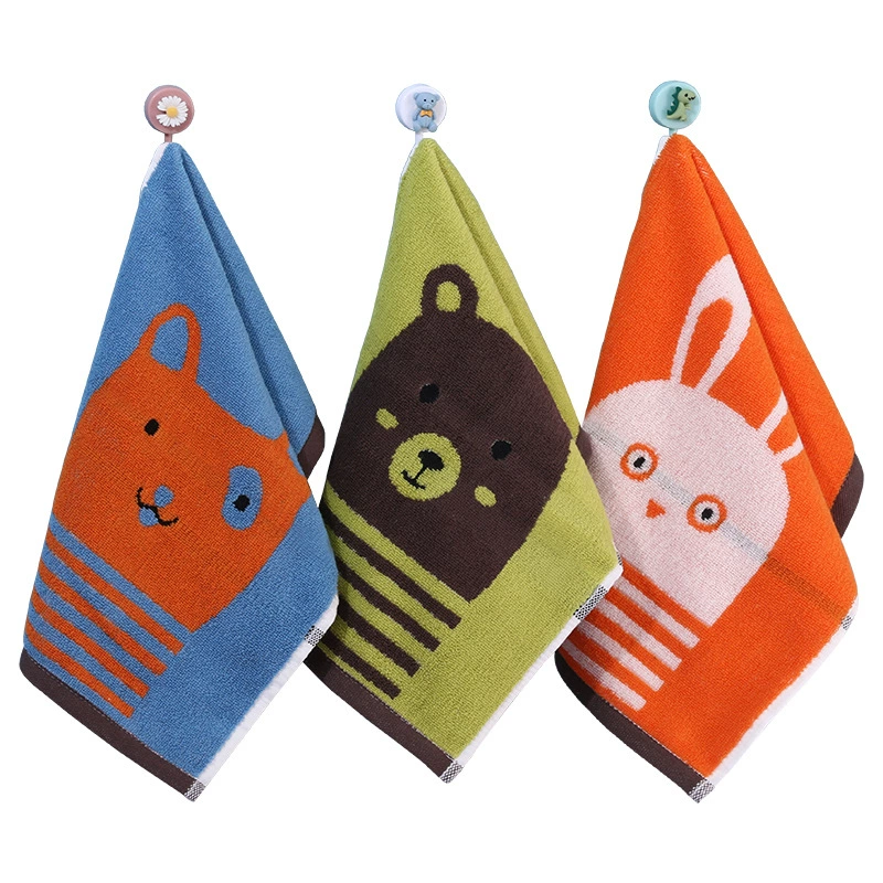 Детское хлопковое Cartoon мягкое полотенце для домашнего использования, оптовая продажа, увеличенная толщина, впитывание воды