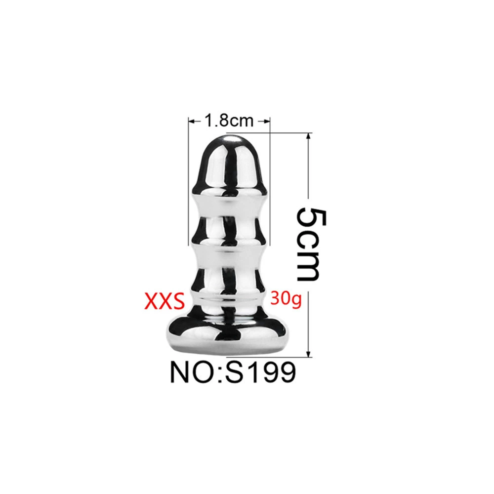 Detachable Anal Plug Heads, Silicone & Metal Options, Multiple Shapes and Sizes