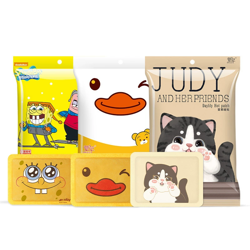 Children's big cartoon warm stickers, cute sticker, internet celebrity