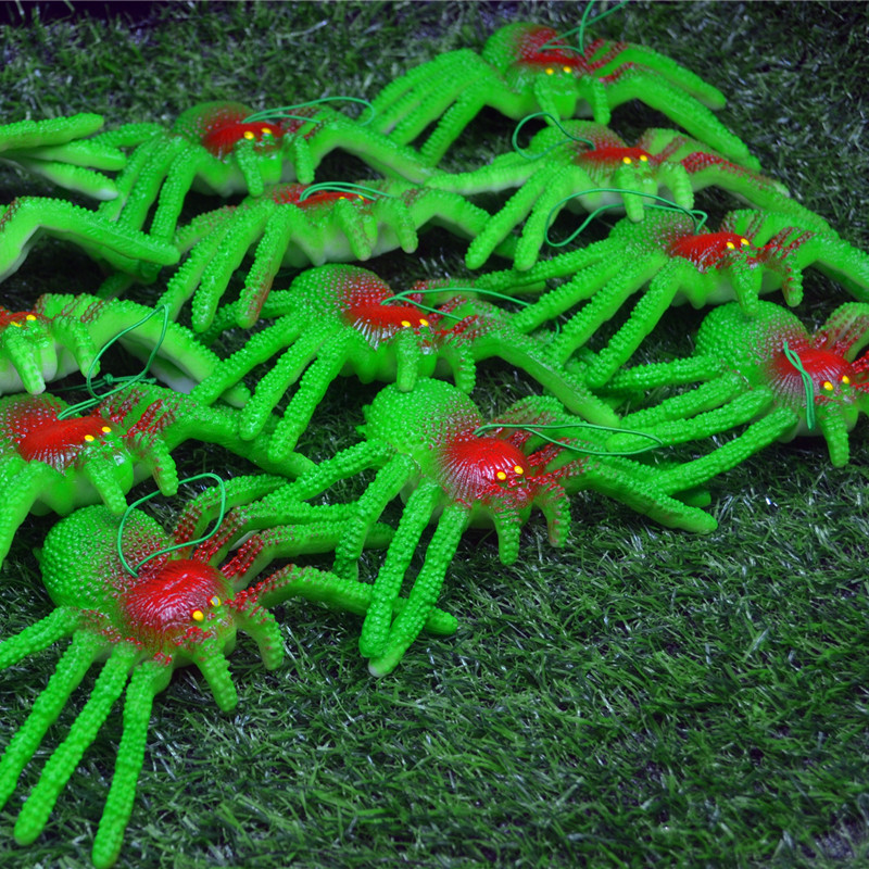 큰 녹색 거미 (15x14CM)