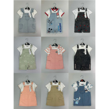 【一手起批】G&D儿童牛仔背带裙裤短袖toddler overall set~short