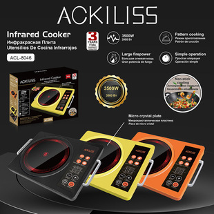 ACKILISS European gauge electric ceramic stove household multifunctional high-power stir-fry hot pot induction cooker desktop electric stove stir-fry