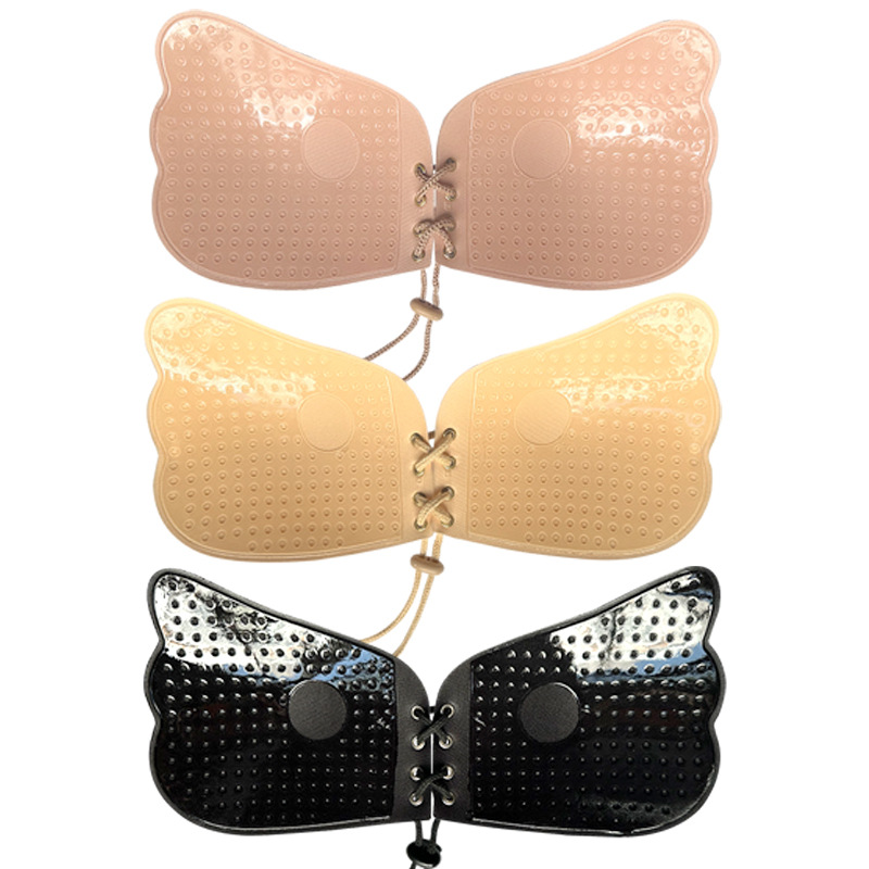 工廠直發拉拉女神新娘胸貼大胸顯小隱形文胸婚紗禮服專用聚攏胸貼