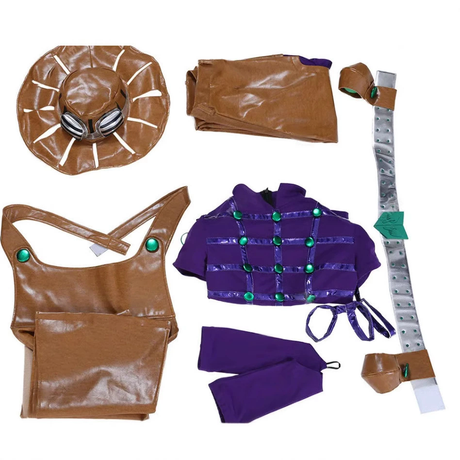 Косплей JOJO's Bizarre Adventure: Джеро Зеленин косплей, носить Gyro Halloween 2D