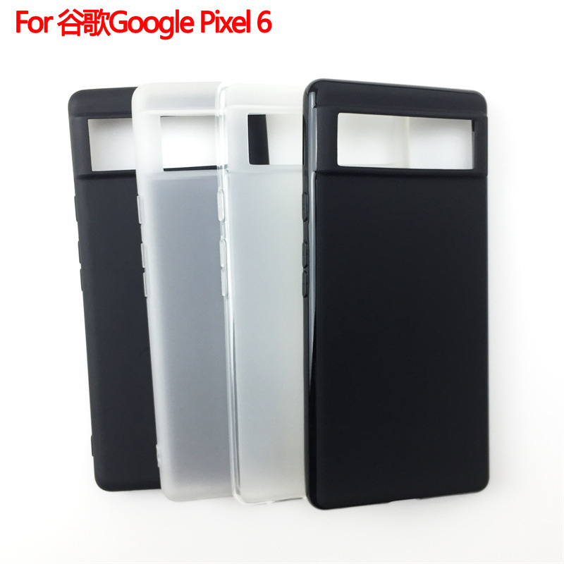 Suitable for Google Pixel 6 Protective Case Mobile Phone Case Full Transparent Pudding Material TPU Suitable for Google Pixel 6 Protective Case Mobile Phone Case Full Transparent Pudding Material TPU