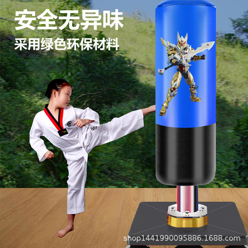 Children's Boxing Sandbag Sanda Vertical Household Adult Fitness Sandbag Tumbler Training Equipment Taekwondo 41