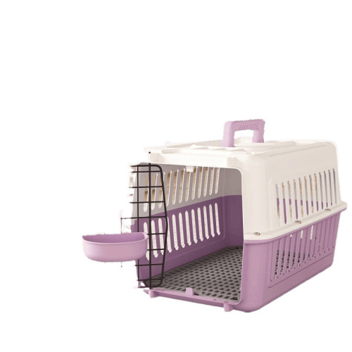 Pet Cat Dog Airline Carrier Handheld Suitcase for Small Car Travel Portable Air Cargo Box