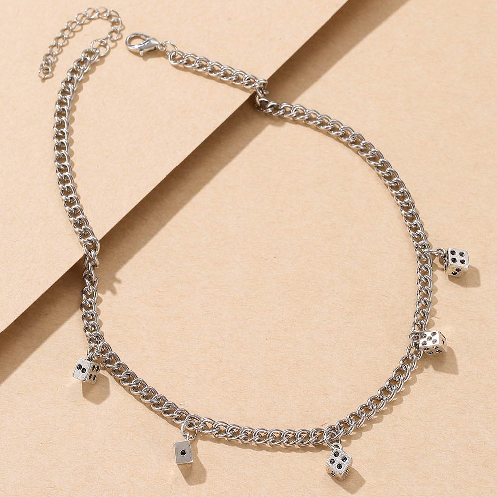 multiple dice pendant hip hop style necklace wholesale jewelry Nihaojewelry