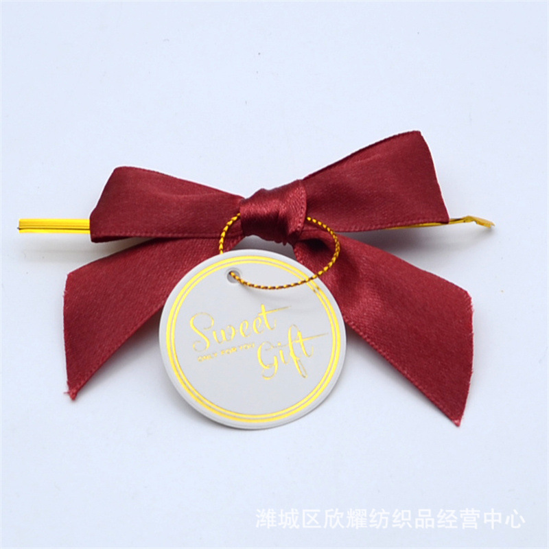 Al por mayor de gama alta de embalaje de regalo hecho a mano Cinta Azul arco más pieza de ascensor caja de regalo accesorios de decoración