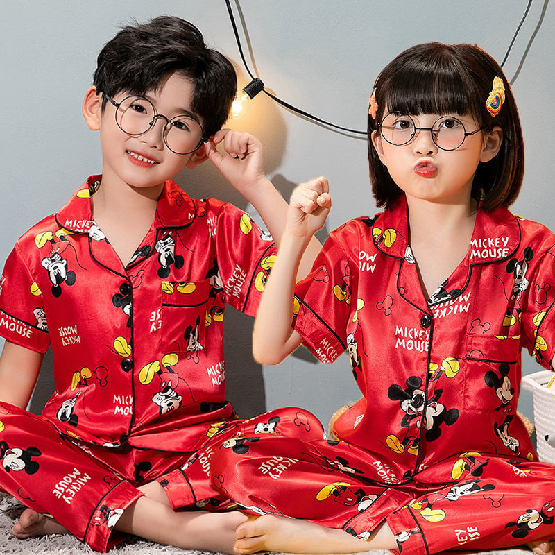 Children's summer thin pijama for boys