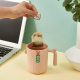 New Creative Cactus Mouthwash Cup Household Brush Cup with Handle Plastic Couple Teeth Cup Cartoon Wash Cup Teeth Tank