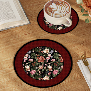 New Chinese diatom mud coaster wholesale generation kitchen table mat kitchen utensils drain mat bar table absorbent table mat