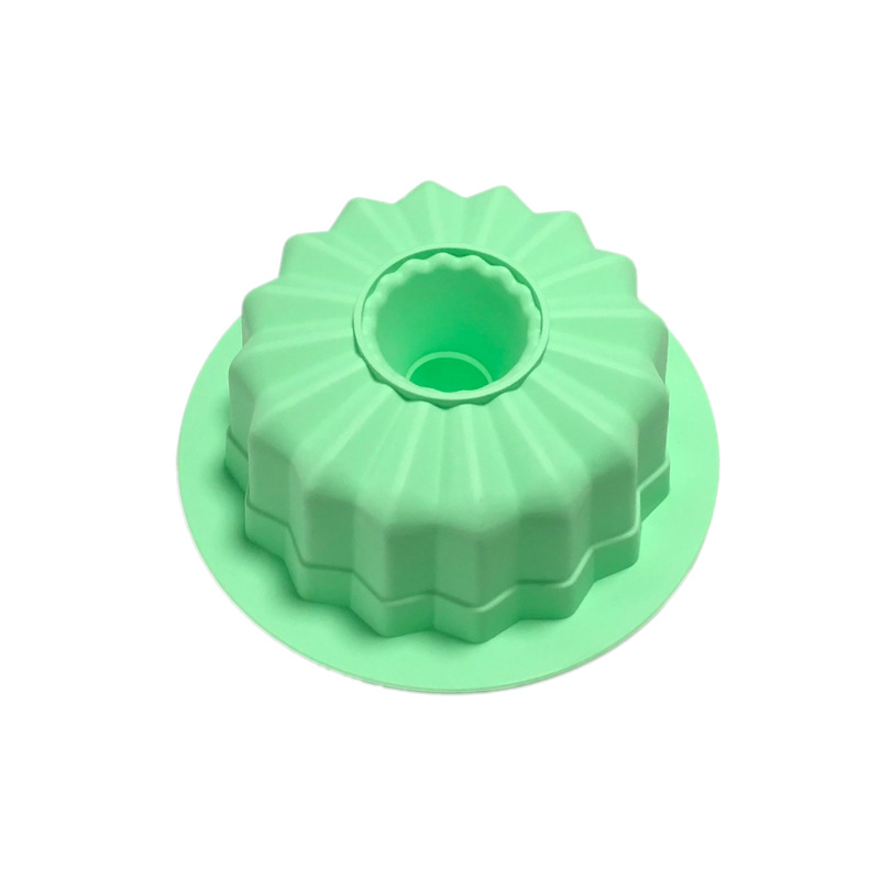 8英寸圆形创意硅胶制品蛋糕模具微波炉烤盘烘焙工具厂家批发