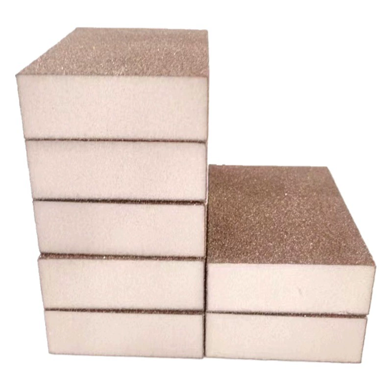 Толстая губка производителя, наждачный песочный блок, деревообрабатывающая мебель, полировка, шлифовальный блок, двусторонняя губка, наждачная бумага, песчаный кирпич, песочный блок