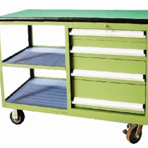 抽屉式工具车移动工具柜工具车天津厂家直销工具车带桌面