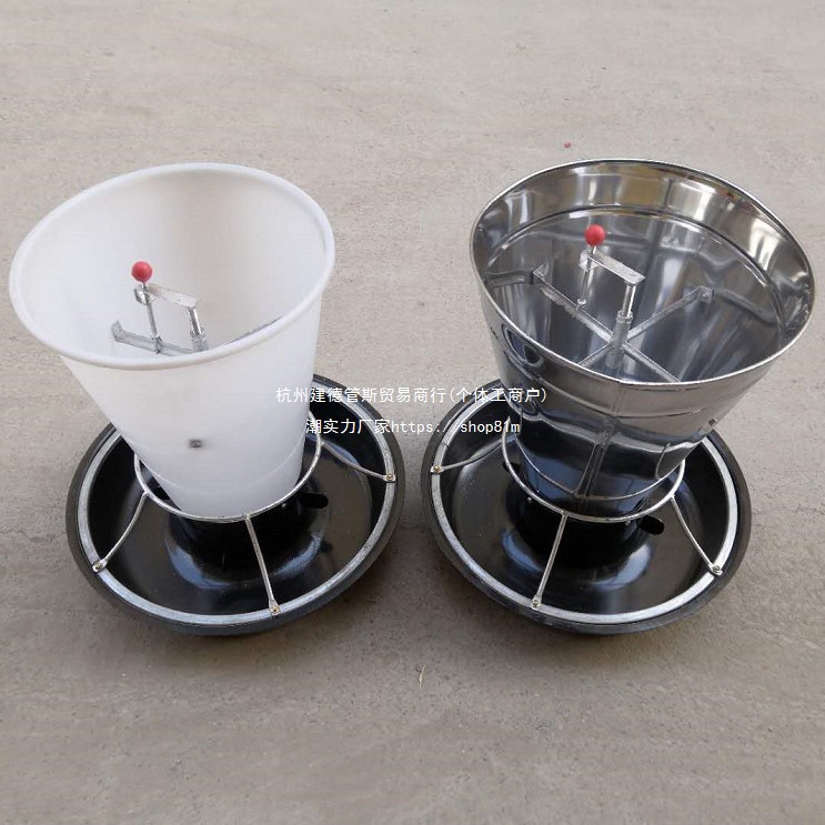 自由采食槽下料器自动补料 保育床猪食槽仔猪料槽 猪用养殖设备