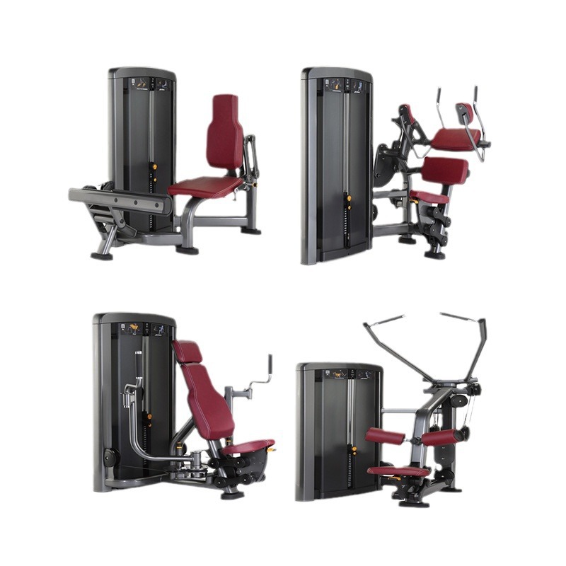 Equipo de fitness, sentadillas, máquina de mariposas comerciales, empuje sentado, pecho y piernas, entrenamiento de Jian, pájaro, tubo de estufa