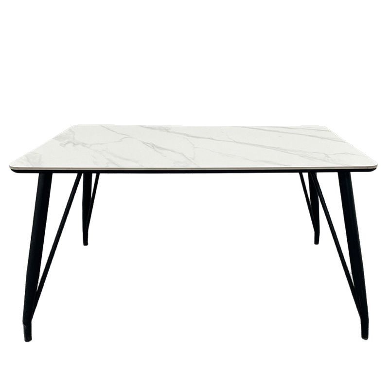 Mesa de patio al aire libre transfronteriza, jardín de villa, terraza al aire libre, mesa de té, mesa de negociación, mesa de comedor de pizarra informal, mesa de comedor