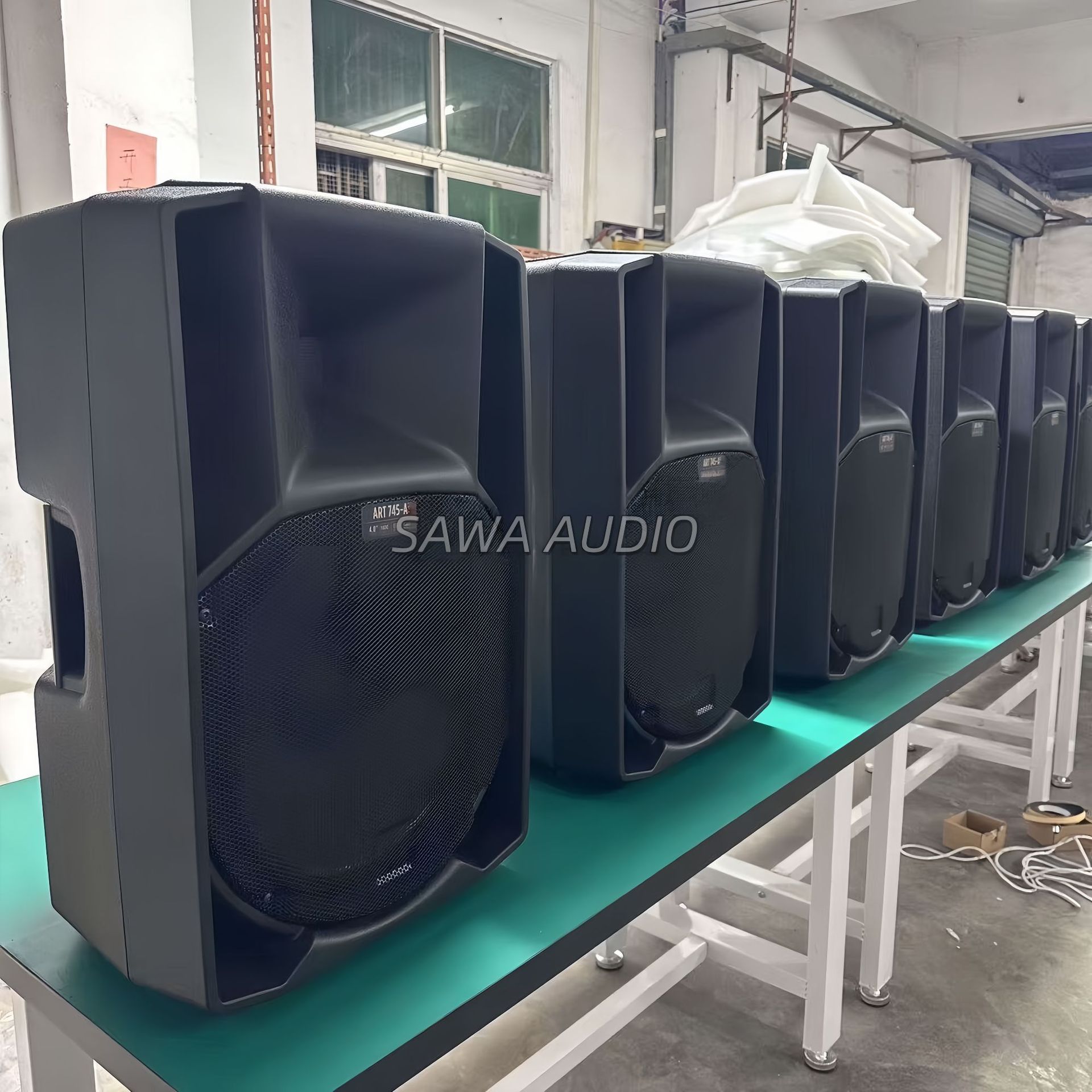 ART 745A MK5 15 pulgadas al aire libre bar de escenario a prueba de agua sonido activo dos divisiones de altavoces de matriz lineal profesional