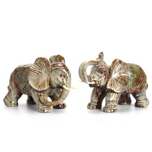 厂家批发陶瓷动物工艺品 窑变釉创意招财大象家居摆件摆礼品