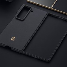 适用三星W25真皮后壳保护套W26心系天下壳ZFOLD6折叠手机ZFOLD7