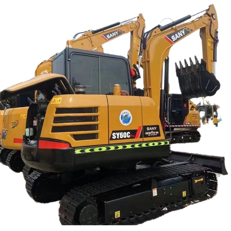 Exportación de comercio exterior para comprar excavadoras de segunda mano SanY95 y 75PC70 ShenGang 80