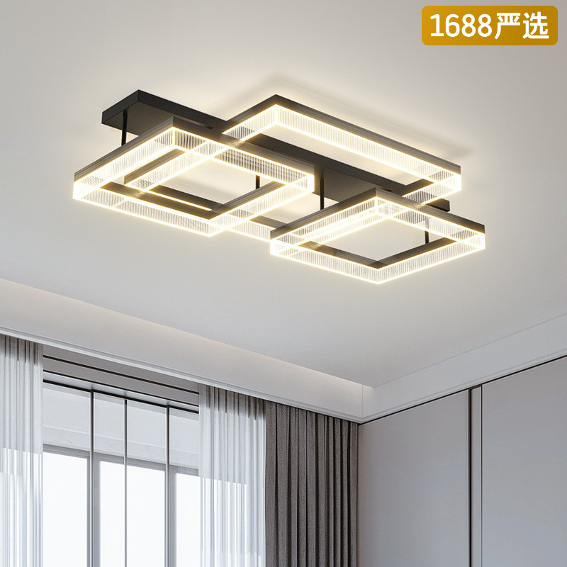 [Selección estricta] nórdico simple moderno lujo villa dúplex candelabros dormitorio estudio italiano lámparas de techo