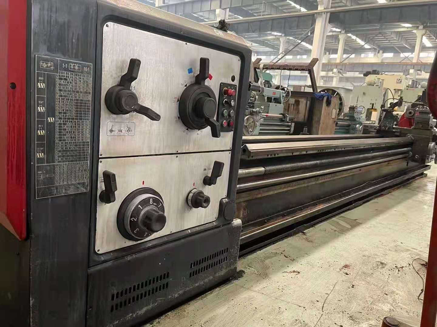 转让二手沈阳CW6280Bx5米卧式车床二手沈阳普车二手车床