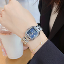 诗高迪女士手表时尚防水小众新款百搭方形钢带石英表女款跨境批发
