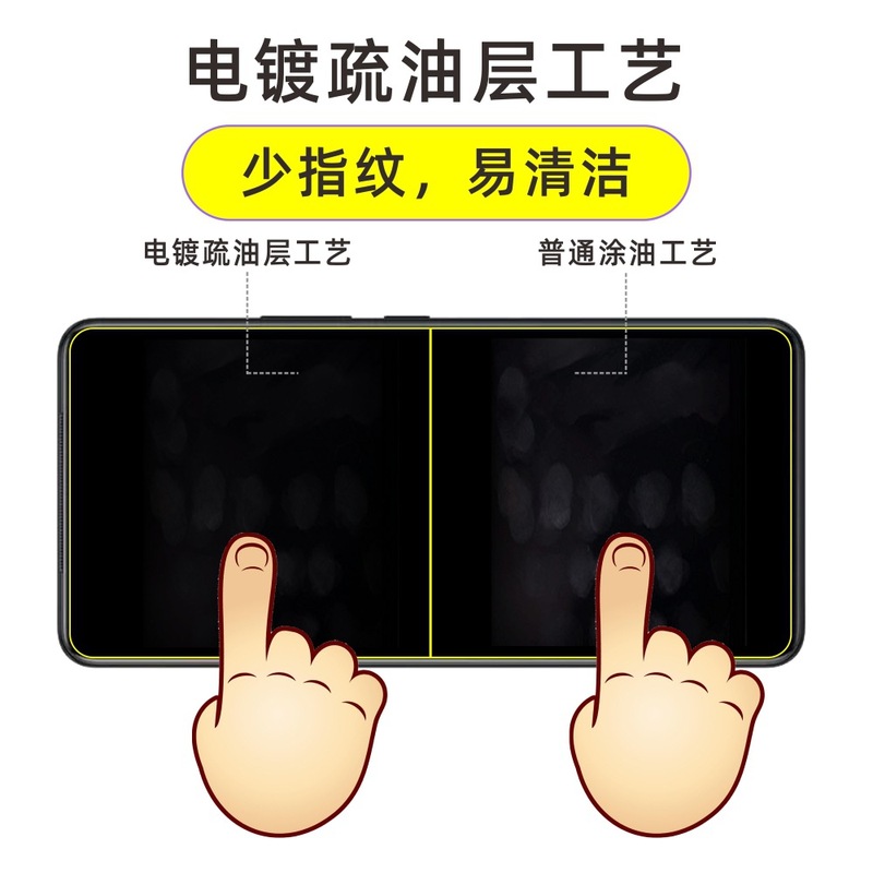 Aipieは、Redmi K80 Extreme Edition強化フィルム電気メッキ指紋防止ガラスRedmi非多孔質携帯電話フィルムに適しています。|undefined